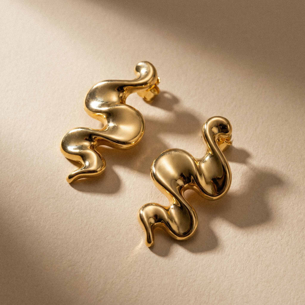 BOUCLES D'OREILLES ONDULÉS