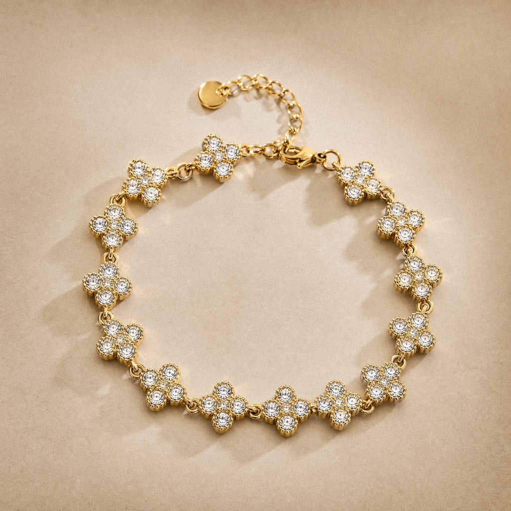 BRACELET TRÈFLE DORÉ