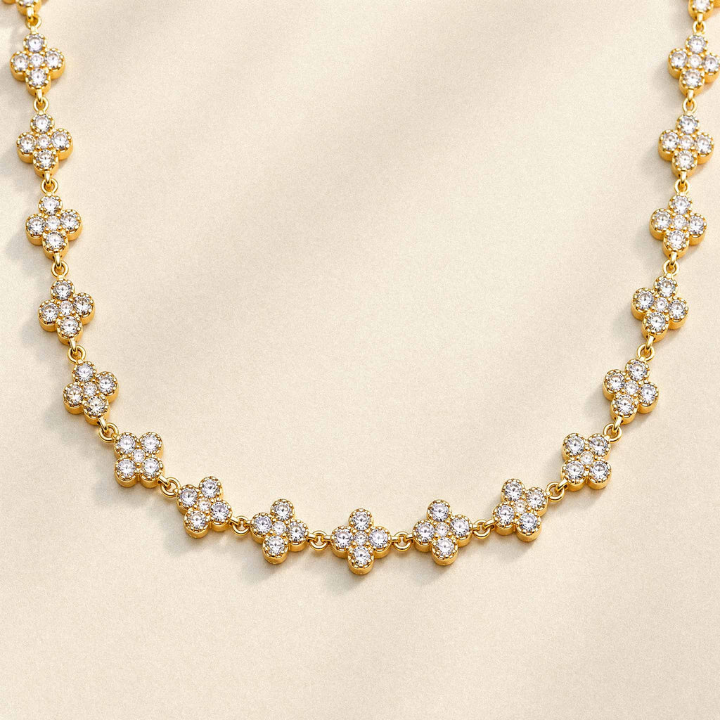 COLLIER TRÈFLE DORÉ